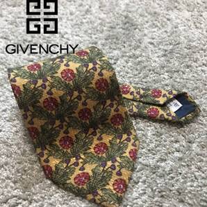GIVENCHY ジバンシー ネクタイ ハイブランド ビジネス スーツ 結婚式 ラグジュアリーブランド デットストック ビンテージ 花柄