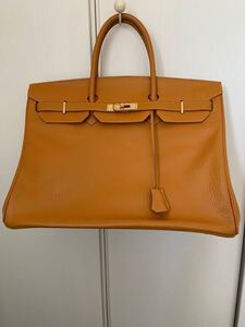 週末セール ハイクラス バーキンタイプ キャメル色 40サイズ