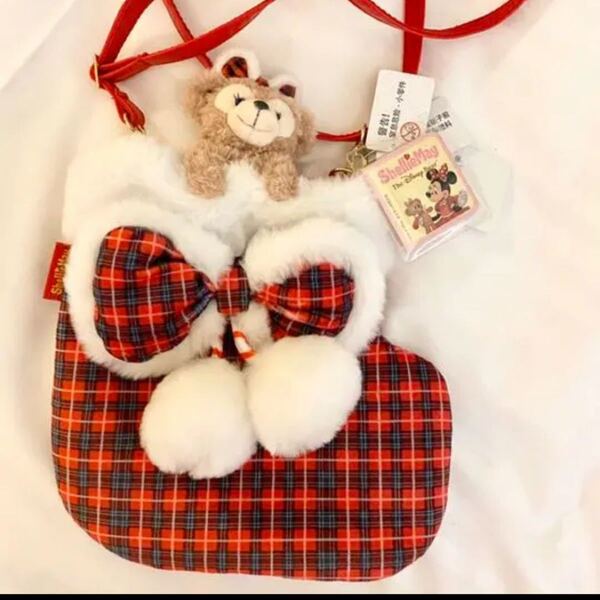 上海ディズニー シェリーメイ クリスマス ショルダーバッグ ポシェット