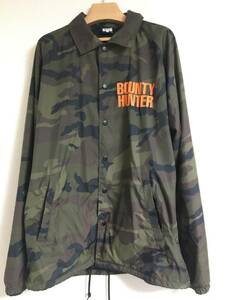 【定価】￥17,064 BxH Camo Coach Jkt Lサイズ コーチジャケット ウッドランドカモ 迷彩 原宿 渋谷 バウンティハンター BOUNTY HUNTER