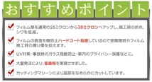 ブラック5％　運転席・助手席　簡単ハードコートフィルム　ブレイド　AZE156H・AZE154H カット済みカーフィルム_画像4