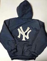 STARTER 90s★NEWYORK YANKEES ニューヨーク ヤンキース 中綿 ジャケット スタジャン パーカ スターター メジャーリーグ ベースボール MLB_画像3