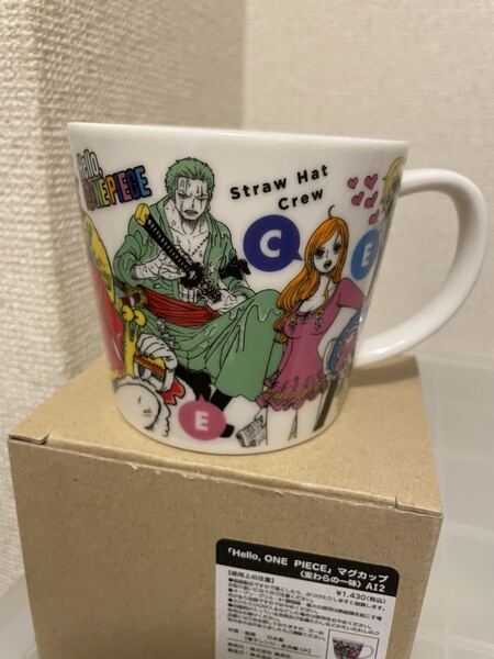 【即決・送料無料】 ワンピース Hello マグカップ 麦わら一味 麦わらストア ★4