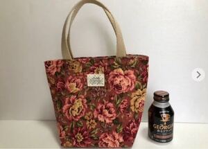 ミニトートバッグ お弁当バッグ ハンドメイドバッグ