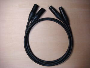 M&M DESIGN SN-MS1400 original work XLR cable balance cable approximately 110cm