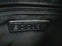 【O042】EGOIST/エゴイスト◇2way ハンドバッグ　BK　斜め掛け　W36cm_画像6