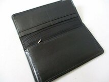 長札入れ　長財布◇本革　BK　小銭入れ付　W19cm_画像6