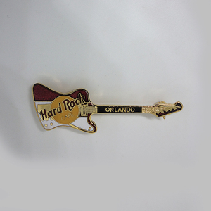 Hard Rock CAFE ギター ブローチ ハードロックカフェ ピンバッジ ORLANDO マニア コレクター #p-11403