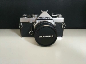 ジャンク 現状品 OLYMPUS オリンパス 名品フィルムカメラ OM-1 交換レンズ F.ZUIKO AUTO-S F=1.8 50mm 単焦点標準レンズ 付属 TU04