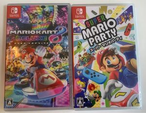 新品1 スーパーマリオカート8デラックス スーパーマリオパーティー セット ニンテンドースイッチ マリカー マリパ switch