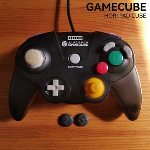ゲームキューブコントローラー ホリパッドキューブ クリアブラック