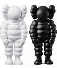 白黒セット KAWS TOKYO KAWS WHAT PARTY BLACK White フィギュア MEDICOM TOY メディコムトイ ミシュラン tokyo first