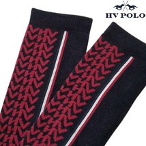 HV POLO　REVA　2足セット　ネイビー　ライディングソックス　乗馬靴下　乗馬　馬術_画像9