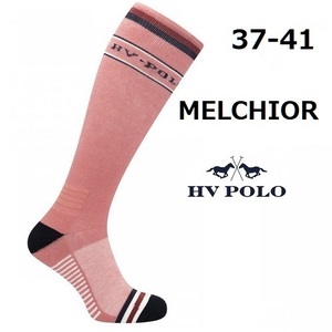 HV POLO　MELCHIOR　 ピンク　ライディングソックス　乗馬靴下　乗馬　馬術