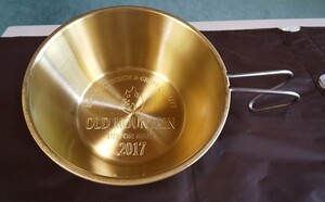【1個(2個なら1万円)】オールドマウンテン ゴールドシェラカップ(真鍮)ケース付