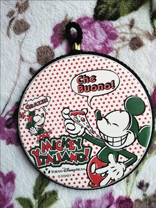 ☆ ミッキー ミニー ☆ 鍋敷き ディズニー イタリアーノ オープン当時【新品・未使用品・希少】
