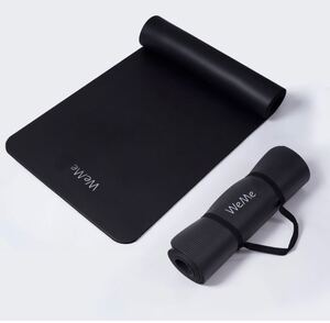 ヨガマット 多機能 エクササイズマット ミュート フィットネスマット滑り止め ヨガマット 厚め 183×61×10mm 軽量水洗