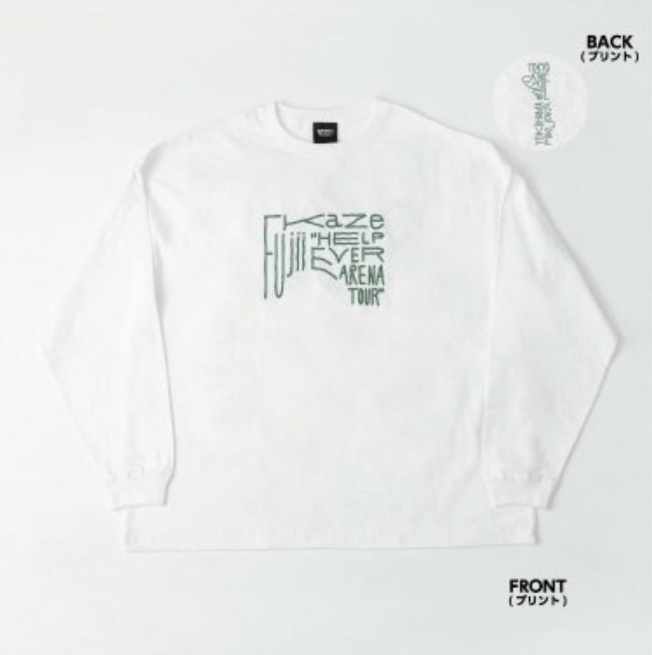 藤井風 KIRINAI LONG T(WHITE) Lサイズ キリないロンT | 藤井風 ロンT