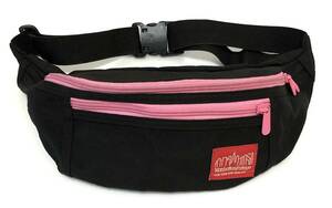  Manhattan Poe te-ji waist bag black belt bag body bag black pink nylon 211018jo silver g bag 