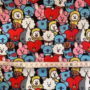 BTS BT21はぎれ ハギレ 生地 布