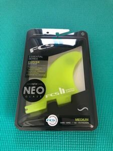 FCS2 CARVER NEO GLASS QUAD Medium ; カーバー ネオグラス クアッド リアフィン Mサイズ