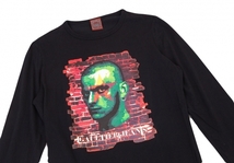 ゴルチエジーンズGAULTIER JEAN'S スキンズプリント長袖Tシャツ 黒48 【メンズ】_画像2