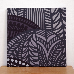 ファブリックパネル 北欧 marimekko Vuorilaakso 30×30cm マリメッコ アートパネル 限定 廃盤生地 インテリア 壁掛け