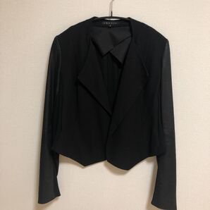 セオリー レザー ジャケット 黒、ブラック テーラードジャケット