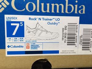 Columbia/コロンビアローカットトレッキングシューズ/ROCK N TRAINERLO OUT DRY 25.5cm 未使用 無料発送