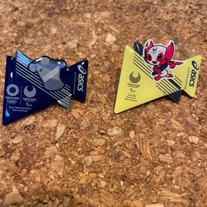 オリンピック パラリンピック ピンバッジ アシックス バラ売り可