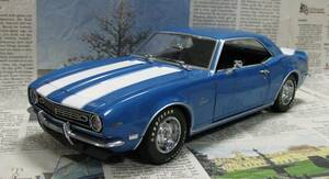 * очень редкий * мир 1500 шт. *Lane*1/18*1968 Chevy Camaro Z/28 Hardtop голубой 