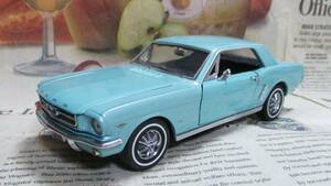 * ultra rare out of print * Franklin Mint *1/24*1964 Ford Mustang Hardtop Coupe Dyna s tea green 