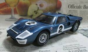 * ultra rare out of print *EXOTO*1/18*Ford GT40 MkII #2 Shelby American 1966 Sebring 12h* Ford 