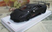 ★激レア絶版★世界10台*MR*1/18*Murcielago LP670-4 SuperVeloce マットブラック*ランボ≠BBR_画像1