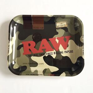 ◆送料無料◆新品 RAW 正規品 メタルトレーカモラージ 迷彩 トレイ 手巻きタバコ 喫煙具