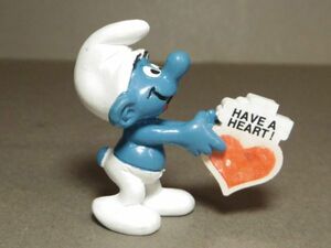 Smurf Smurf PVC figure Heart English 20125