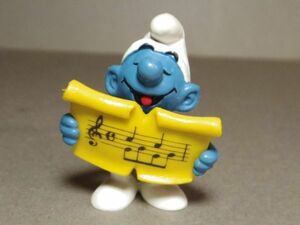 Smurf Smurf PVC figure musical score 20038