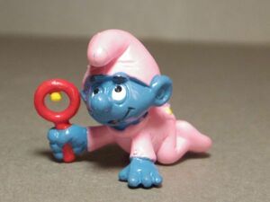 Smurf Smurf PVC figure baby Smurf pink 20202