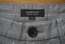 ◇　BURBERRY　BLACK　LABEL　バーバリー　ブラックレーベル　◇　ハーフパンツ　◇　size 76_画像2