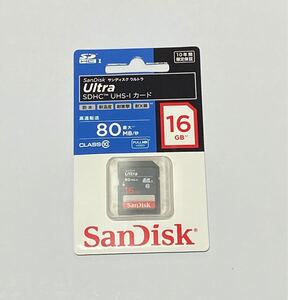 SanDisk サンディスク ウルトラプラス 16GB SDHC UHS-I 新品未開封