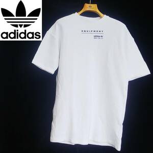 ■adidas*XLサイズ*半袖*綿100％*ファスナーポケット*トップス*白*レディース*OTサイズ*アディダス　#4553