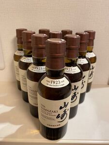 山崎 シングルモルトウイスキー ノンビンテージ サントリー サントリー山崎 NV 180ML10本セット