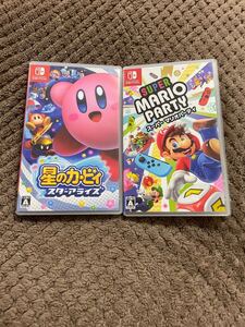 スーパーマリオパーティ 星のカービィスターアライズ Nintendo Switch ニンテンドースイッチ 任天堂スイッチソフト