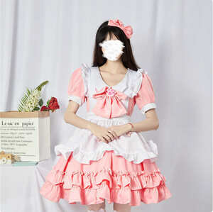 [.] One-piece made clothes Lolita an educational institution festival Halloween festival Event pannier costume play clothes M-XL
