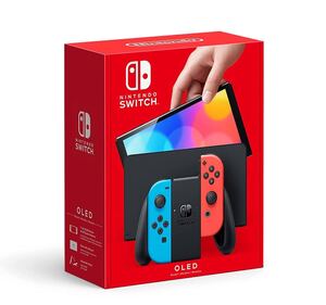 ニンテンドースイッチ Nintendo Switch 有機EL ネオンブルー ネオンレッド 新品 送込み