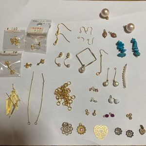 ハンドメイドアクセサリー作り パーツ色々
