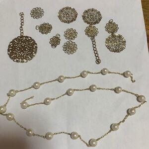 ハンドメイドアクセサリー パーツ色々