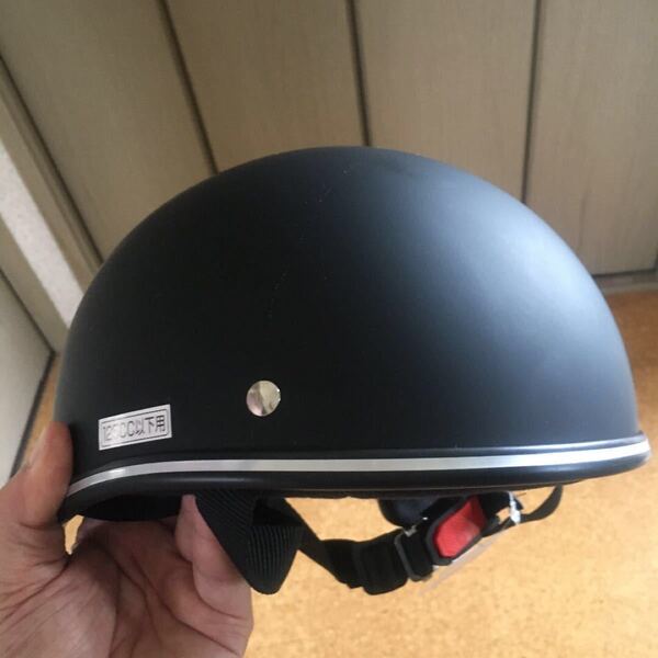 MADBLACK キャップヘルメット(マルシン)開封撮影未使用 フリーサイズ57〜60 国内規格 マットブラック 半ヘル