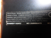 ジャンク　SIMフリー ASUS ZenFone Live - ASUS_A007　黒　初期化済み17-3295_画像4