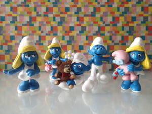 [Schleich SMURFS]shulaihi figure Smurf Smurf .to/ Bay Be Smurf /vaniti Smurf Baby Vanity Smurfette*